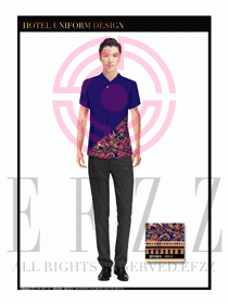 酒店中餐服務員制服設計1626