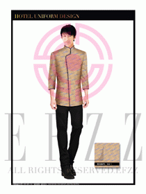 酒店中餐服務員制服設計1628