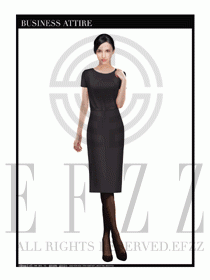 女職業裝夏裝連衣裙設計381