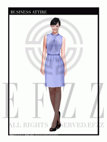 女職業(yè)裝夏裝連衣裙設(shè)計(jì)411