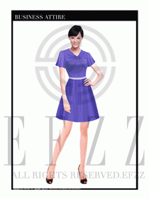 女職業裝夏裝連衣裙設計412