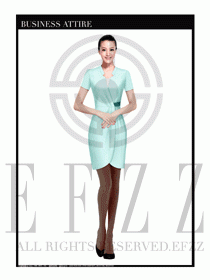 女職業裝夏裝連衣裙設計420