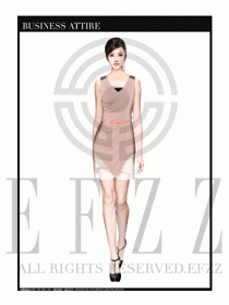 女職業裝夏裝連衣裙設計432