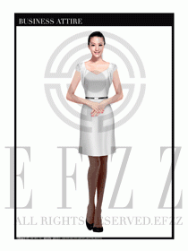 專賣店營業員職業裝設計圖1307