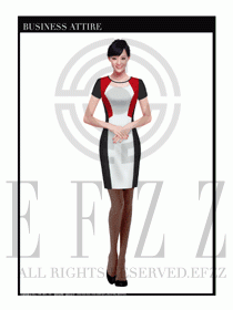 專賣店營業(yè)員職業(yè)裝設(shè)計圖1332