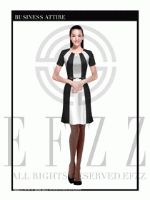 專賣店營業員職業裝設計圖1333