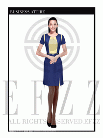 專賣店營業員職業裝設計圖1334