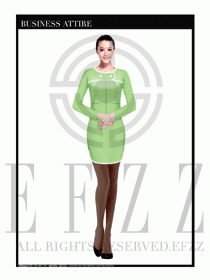 專賣店營業(yè)員職業(yè)裝設(shè)計圖1339