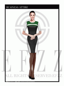 專賣店營業員職業裝設計圖1338