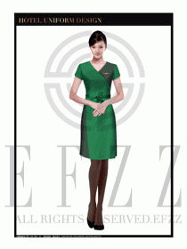 按摩技師美容師職業(yè)制服1241