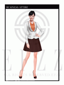 女時尚OL職業裝設計圖1019