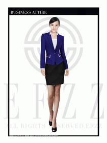 女時尚OL職業裝設計圖1038