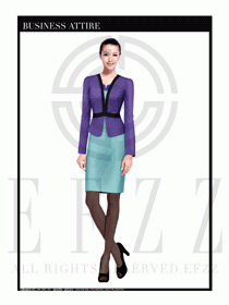 女時尚OL職業裝設計圖1045