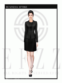 女時尚OL職業裝設計圖1078