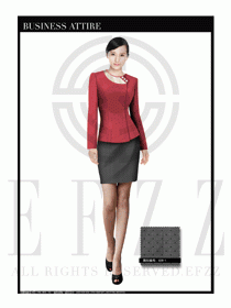 女時尚OL職業(yè)裝設計圖1071