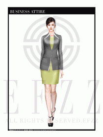 女時尚OL職業裝設計圖1075