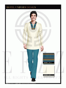 酒店中餐服務員制服設計1682