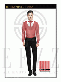 酒店西餐服務(wù)員制服設(shè)計1066
