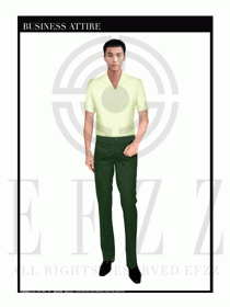 酒店西餐服務員制服設計1080