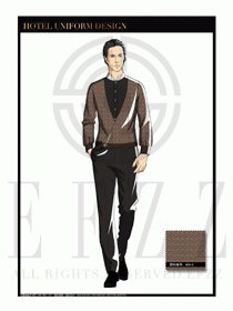 酒店西餐服務(wù)員制服設(shè)計1103