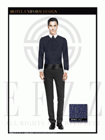 酒店西餐服務員制服設計1120