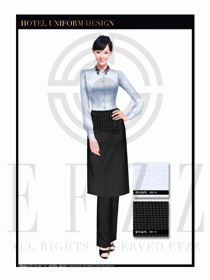 酒店西餐服務(wù)員制服設(shè)計1123