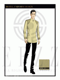 酒店客房服務員制服設計圖495