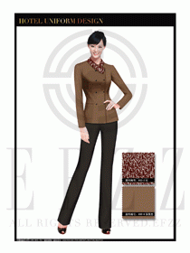 酒店客房服務員制服設計圖515