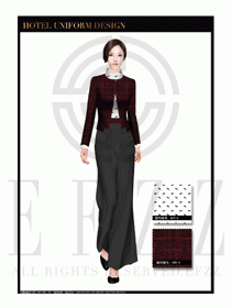 水療SPA咨客迎賓制服設(shè)計圖384