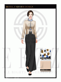 水療SPA咨客迎賓制服設計圖389
