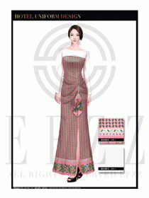 水療SPA咨客迎賓制服設(shè)計(jì)圖392