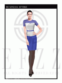 時尚OL女職業夏裝設計圖453