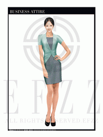 時尚OL女職業夏裝設計圖456