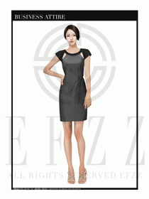 時尚OL女職業夏裝設計圖462