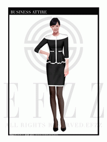 珠寶營業員職業裝服務員制服1389