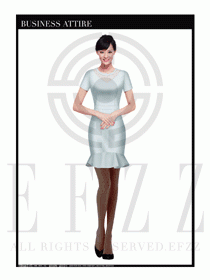 珠寶營(yíng)業(yè)員職業(yè)裝服務(wù)員制服1423