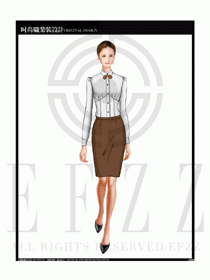 女時(shí)尚職業(yè)裝長(zhǎng)袖襯衫設(shè)計(jì)圖177