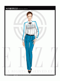 女時尚職業裝長袖襯衫設計圖211