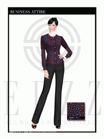 女時(shí)尚職業(yè)裝長袖襯衫設(shè)計(jì)圖278