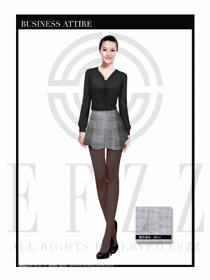 女時尚職業(yè)裝長袖襯衫設(shè)計圖265