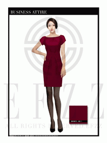 時尚OL女職業裝夏裝設計圖491