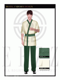 SPA會所服務生制服設計圖479