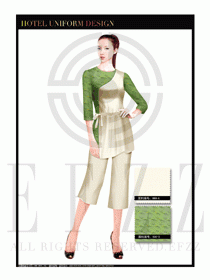 按摩技師美容師工作制服1273