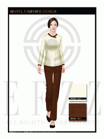 酒店客房服務員制服設計圖527