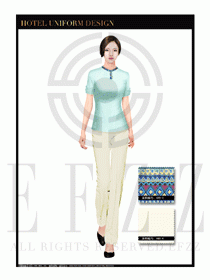 酒店客房服務員制服設計圖533