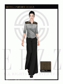 酒店制服西餐咨客服裝設計圖501