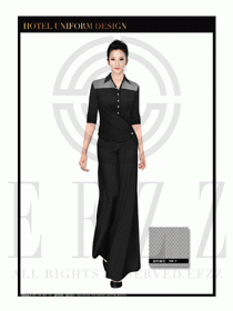 酒店制服西餐咨客服裝設(shè)計(jì)圖502
