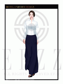 酒店制服西餐咨客服裝設計圖504