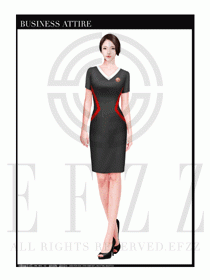 時尚促銷服務(wù)員服裝設(shè)計圖930