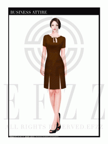 時尚促銷服務員服裝設計圖975